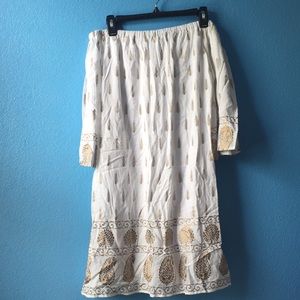 Off the shoulder dress